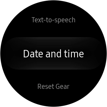 Press Date and time.