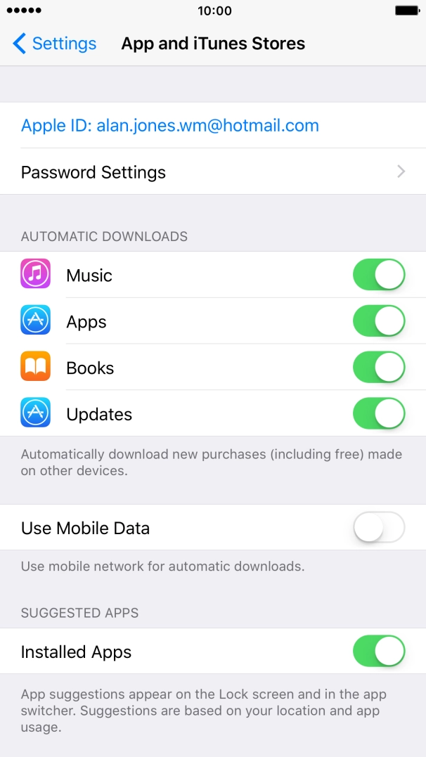 Press the Home key to return to the home screen.