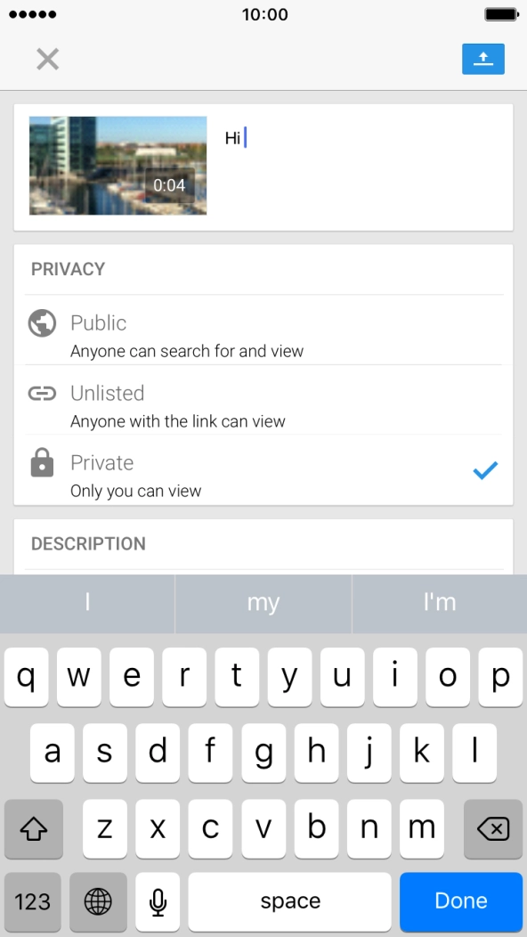Follow the instructions on the screen to key in the required information and press the upload icon. Follow the instructions on the screen to key in the required information and press the upload icon.