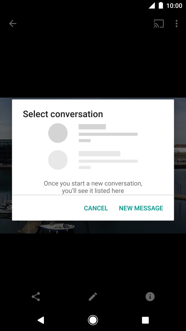 Press NEW MESSAGE.
