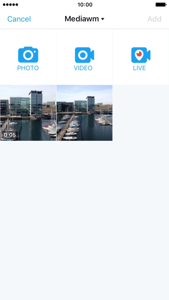 Press the required picture. Press the required picture.