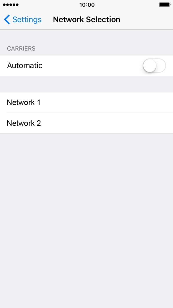 If you turn off the function, press the required network. If you turn off the function, press the required network.
