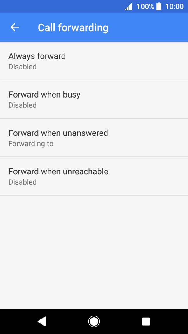 Press the Home key to return to the home screen.