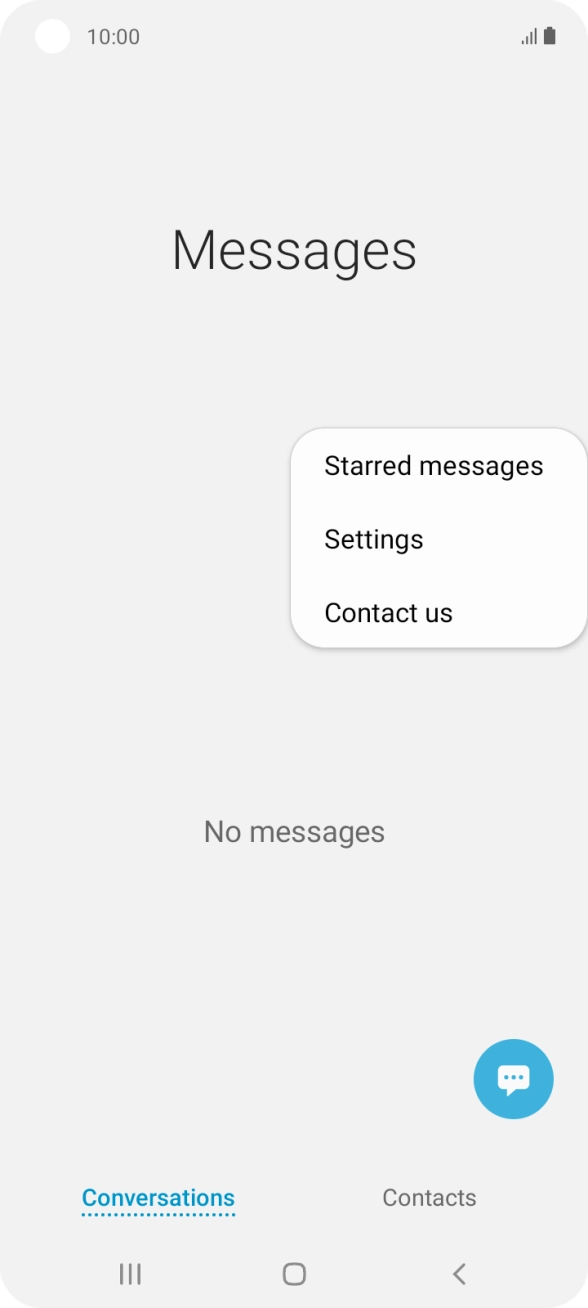 Press Settings. Press Settings.