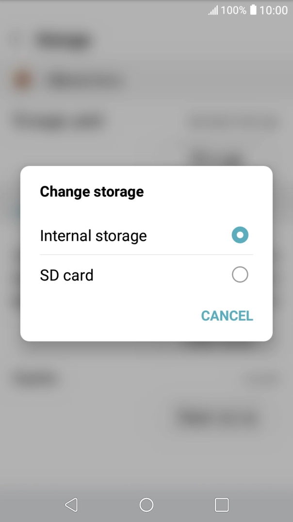 Press SD card.