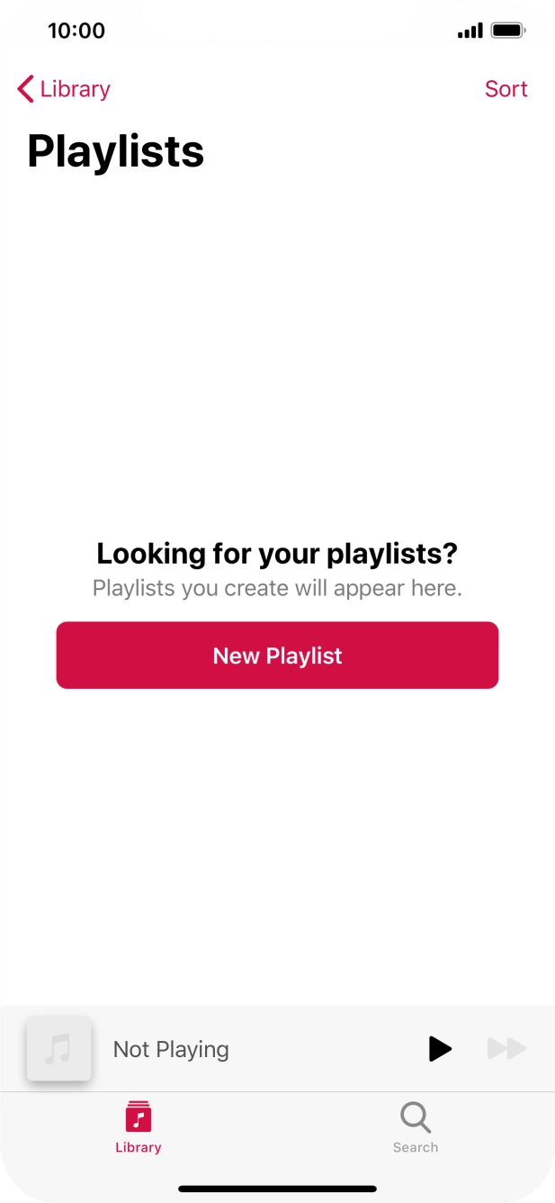 Press New Playlist.