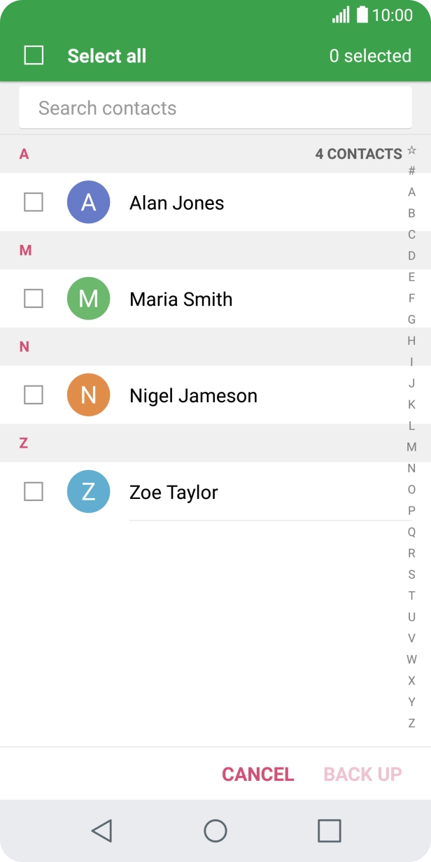 Press Select all. Press Select all.