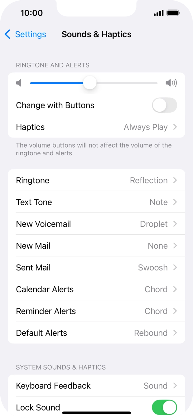 Press Ringtone.