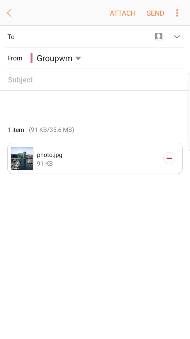Press the search field and key in the first letters of the recipient's name.