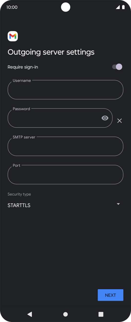 Press the indicator next to Press the indicator next to