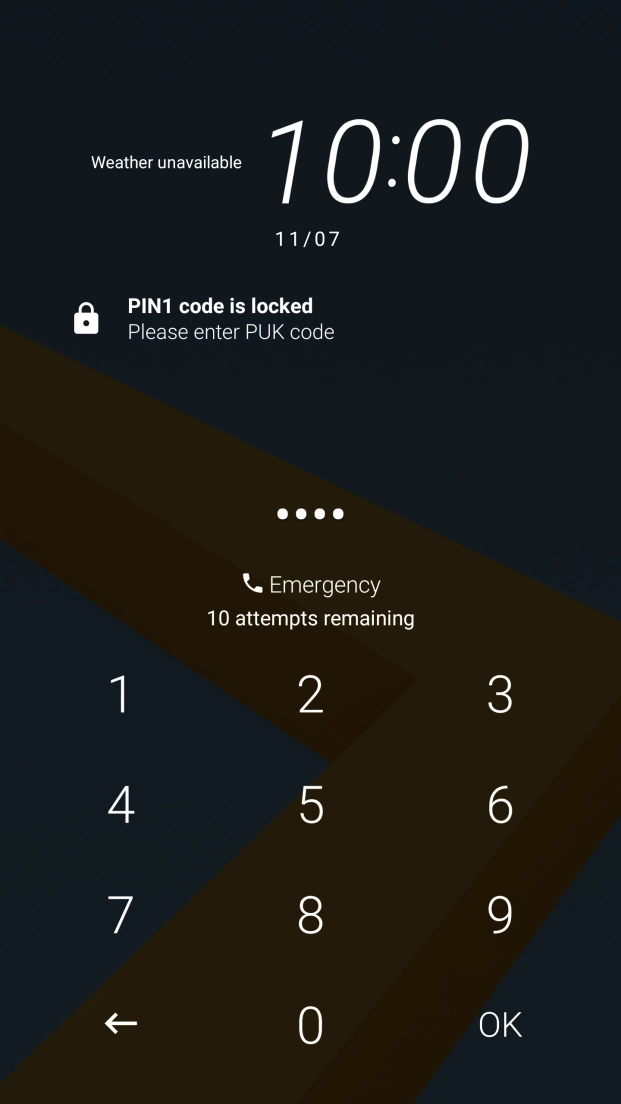 Key in the new PIN again and press OK. Key in the new PIN again and press OK.
