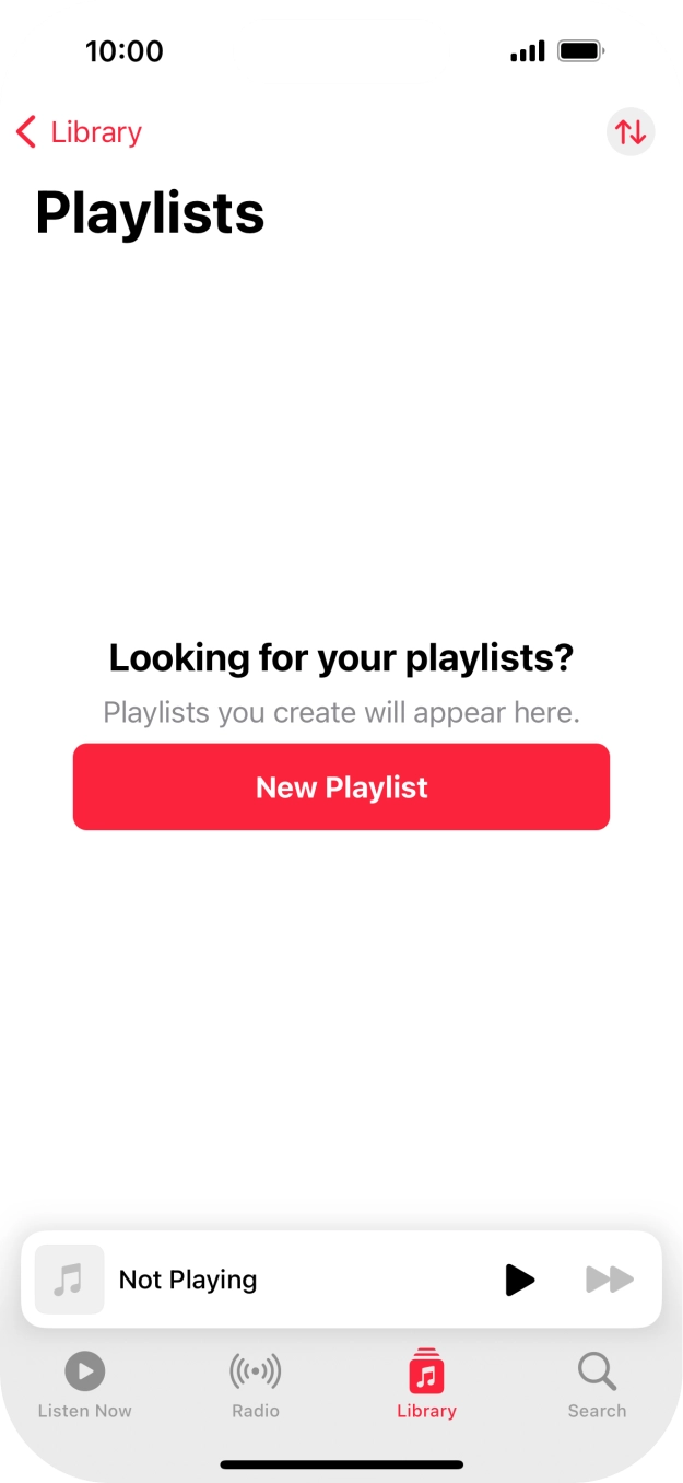 Press New Playlist.