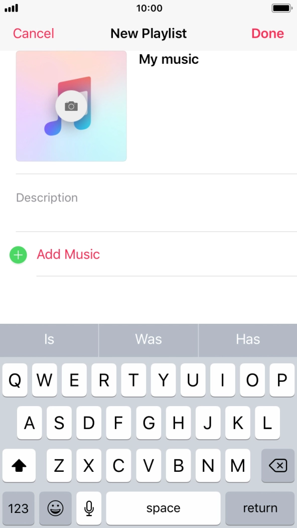 Press Add Music.