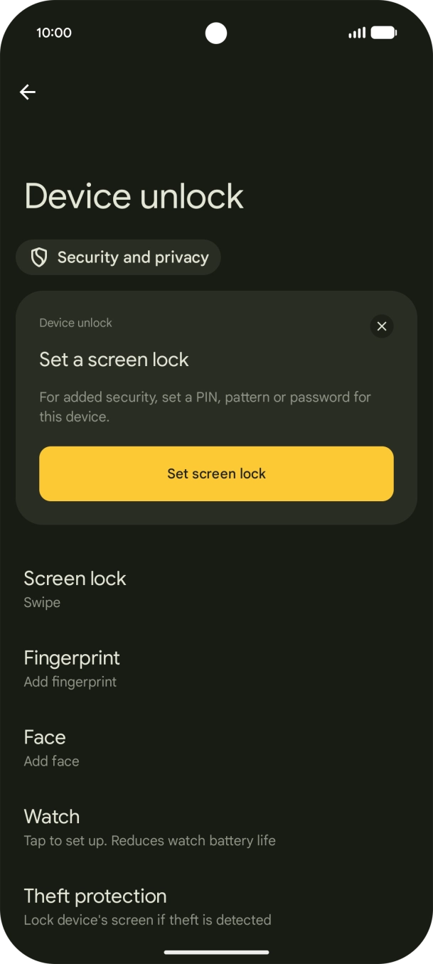 Press Fingerprint. Press Fingerprint.