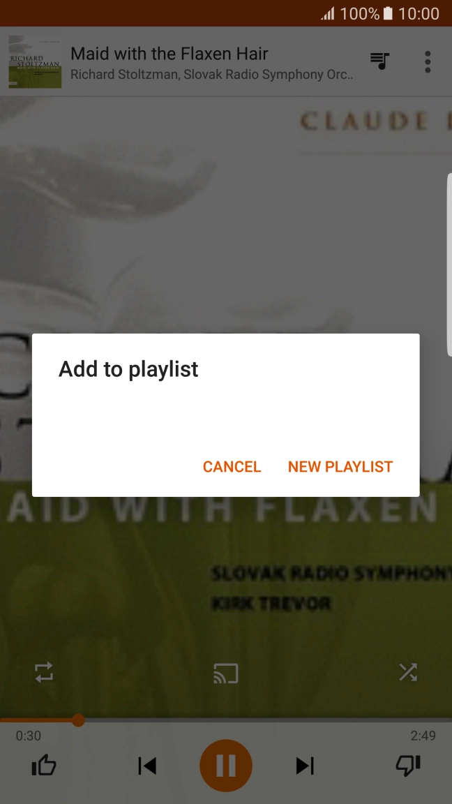 Press NEW PLAYLIST.