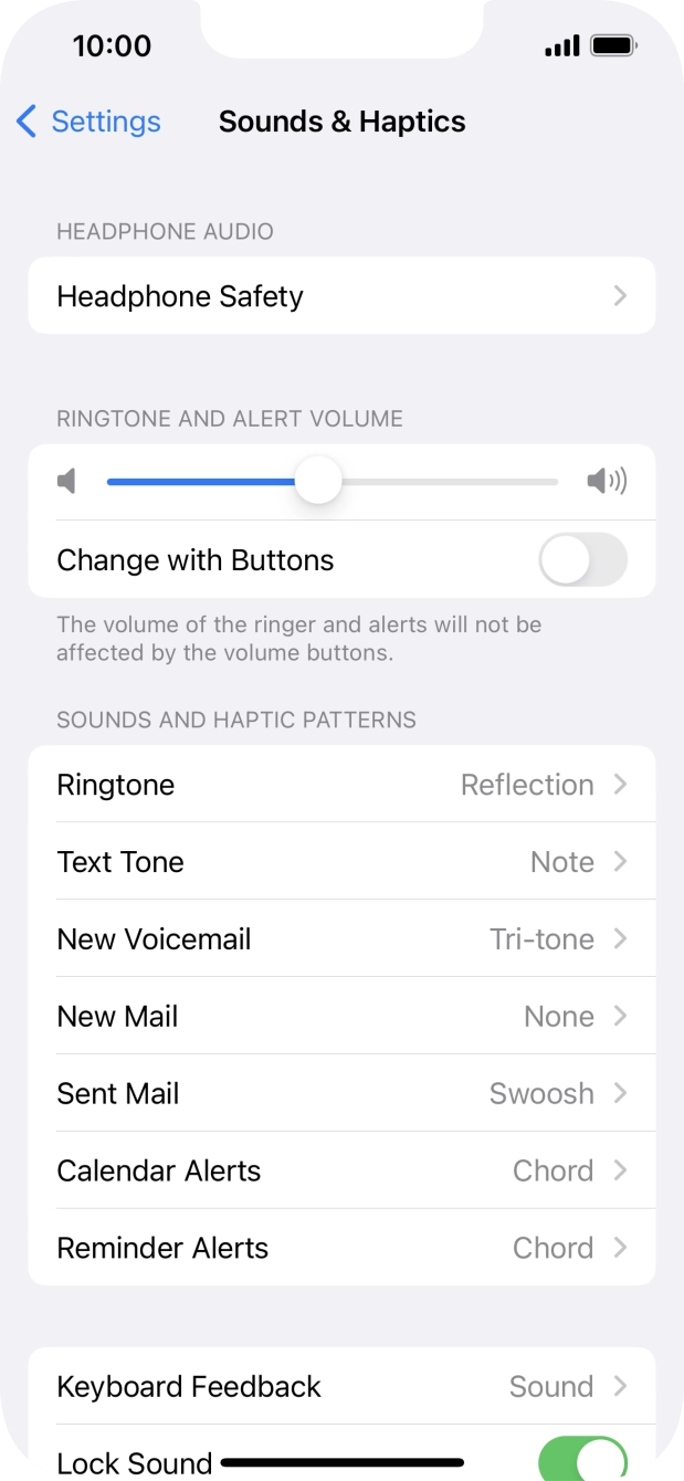 Press Ringtone.