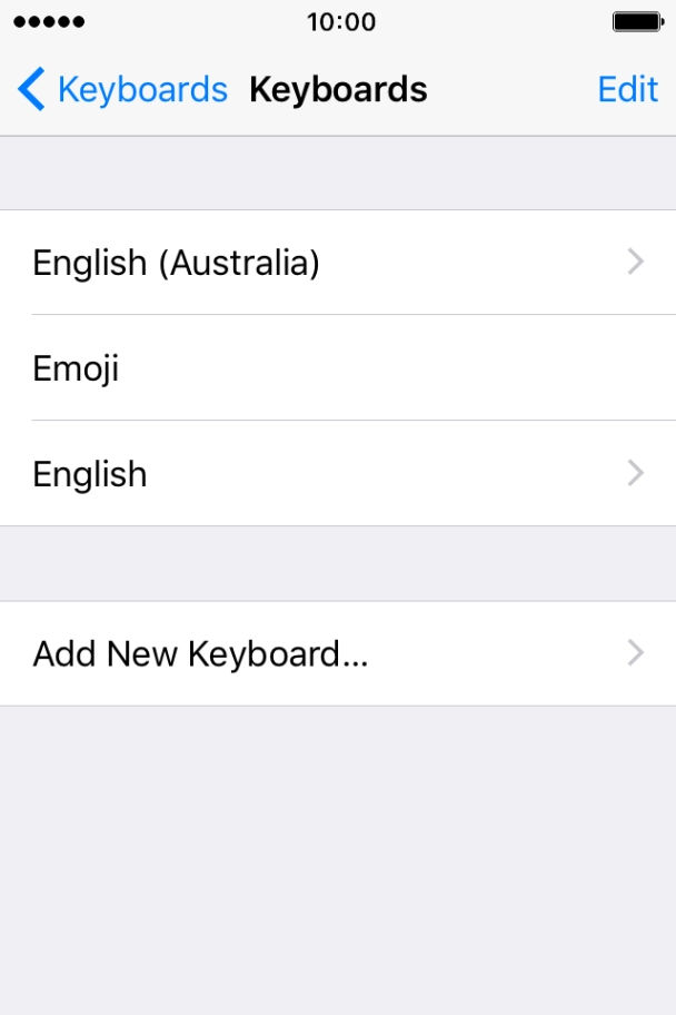 Press the Home key to return to the home screen.