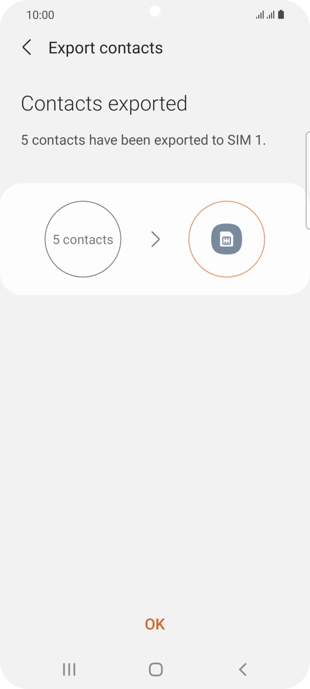 Press OK. Press OK.