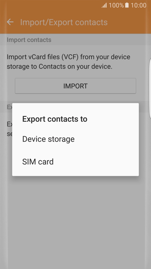 Press SIM card. Press SIM card.