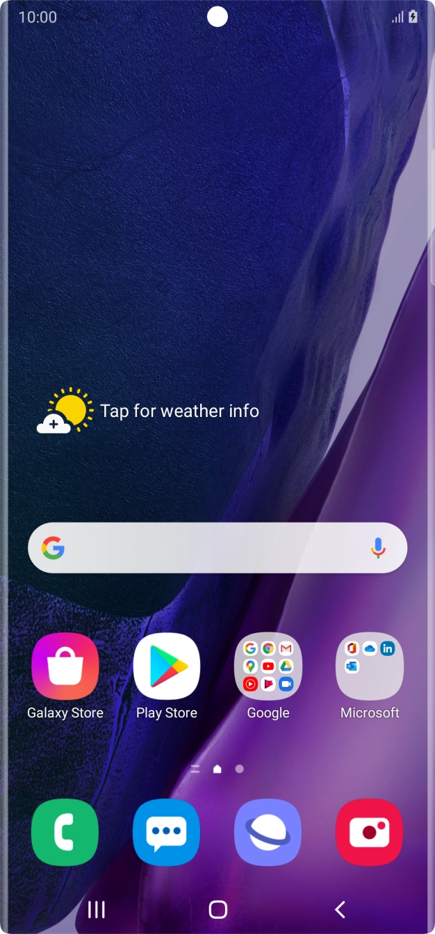 When the battery charging icon is displayed, the battery is charging.