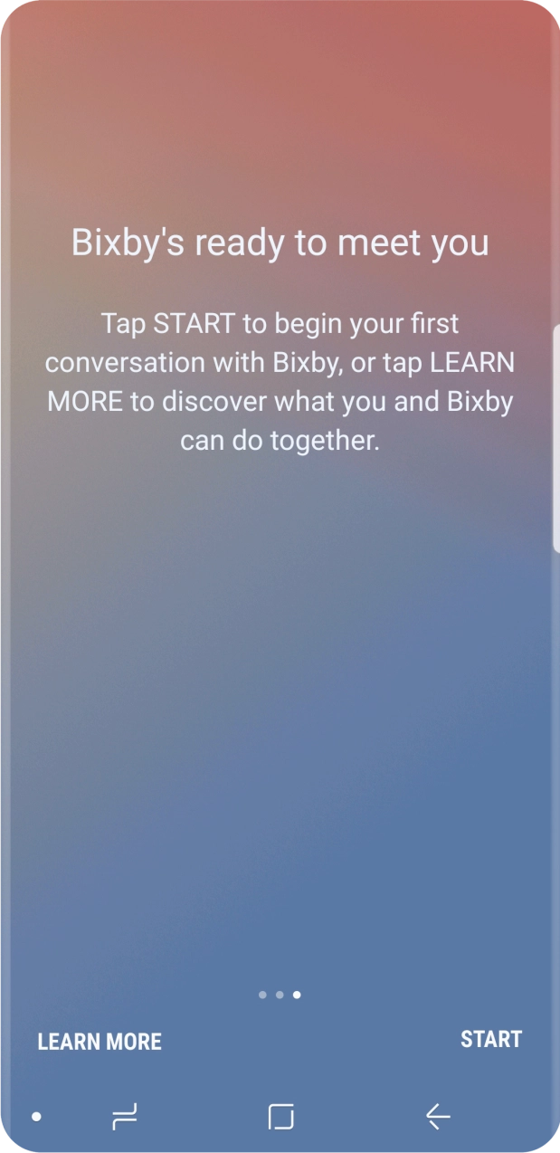 Press START.