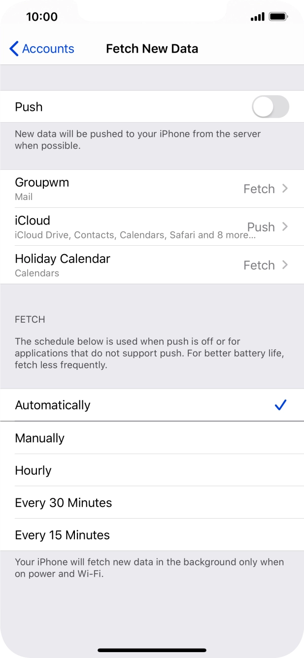 If you turn off the function, press the required setting. If you turn off the function, press the required setting.