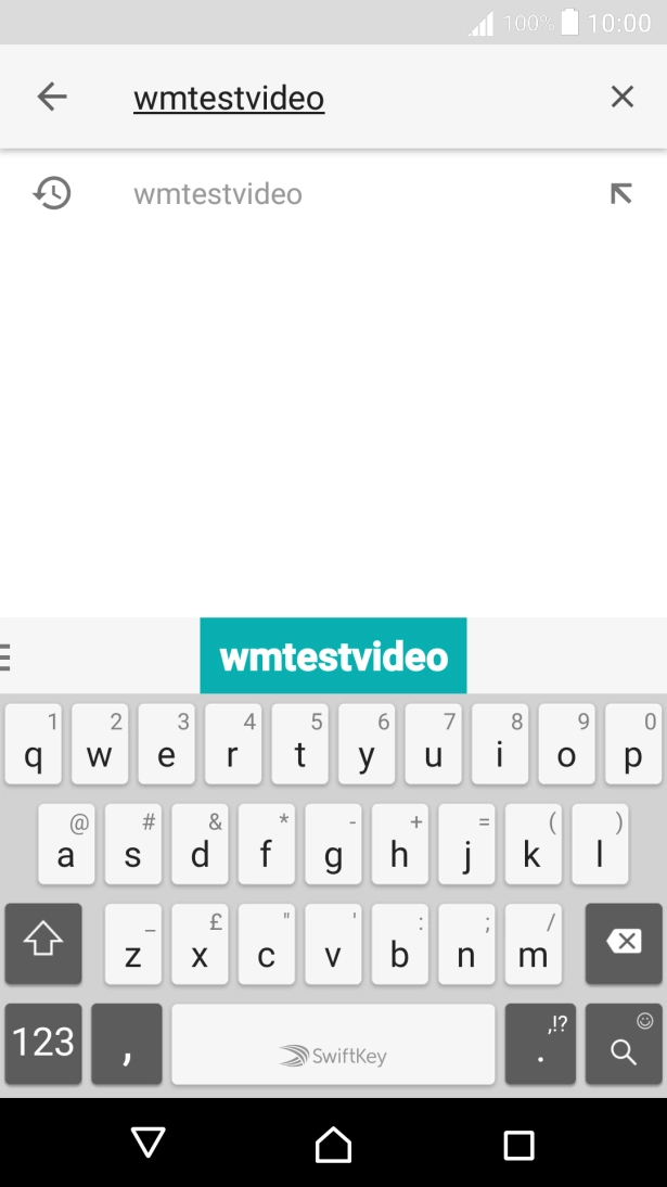 Key in the required search word and press the search icon.