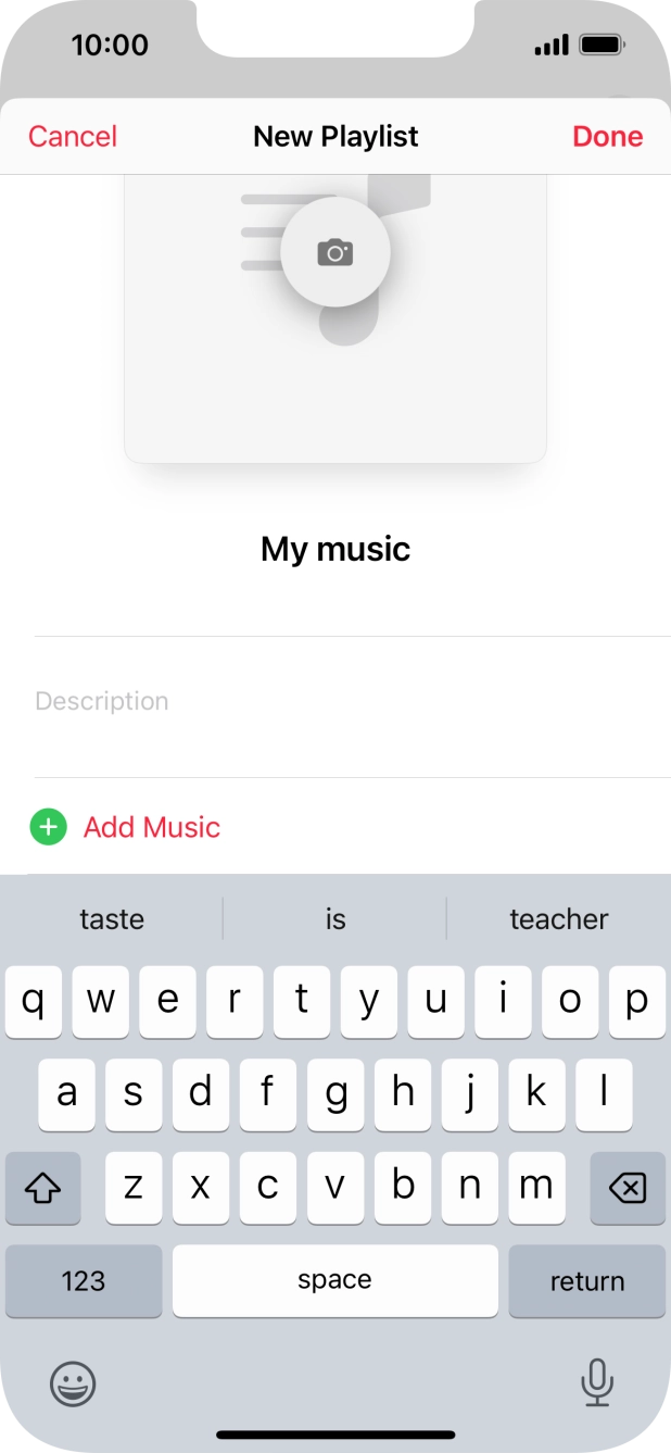 Press Add Music.