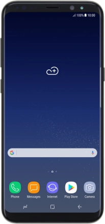Image 1: Front view of the Samsung Galaxy S8+