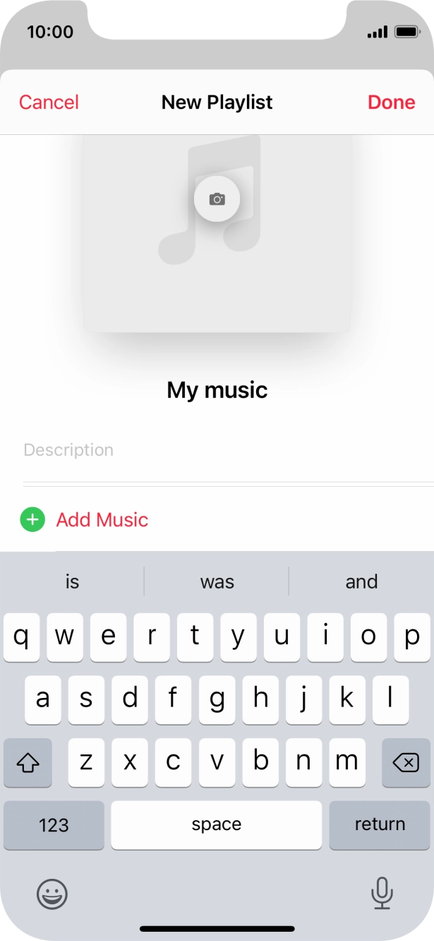 Press Add Music.