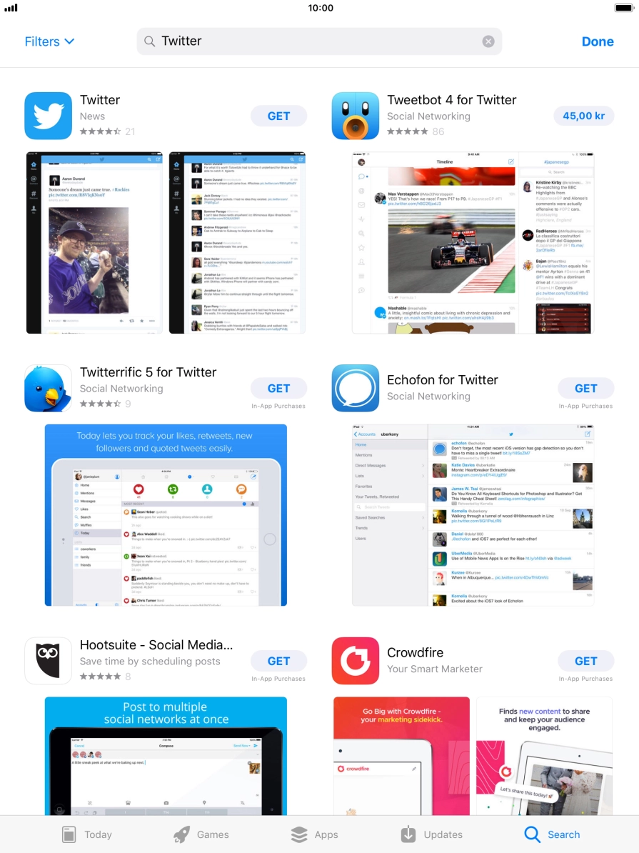 Press Twitter.