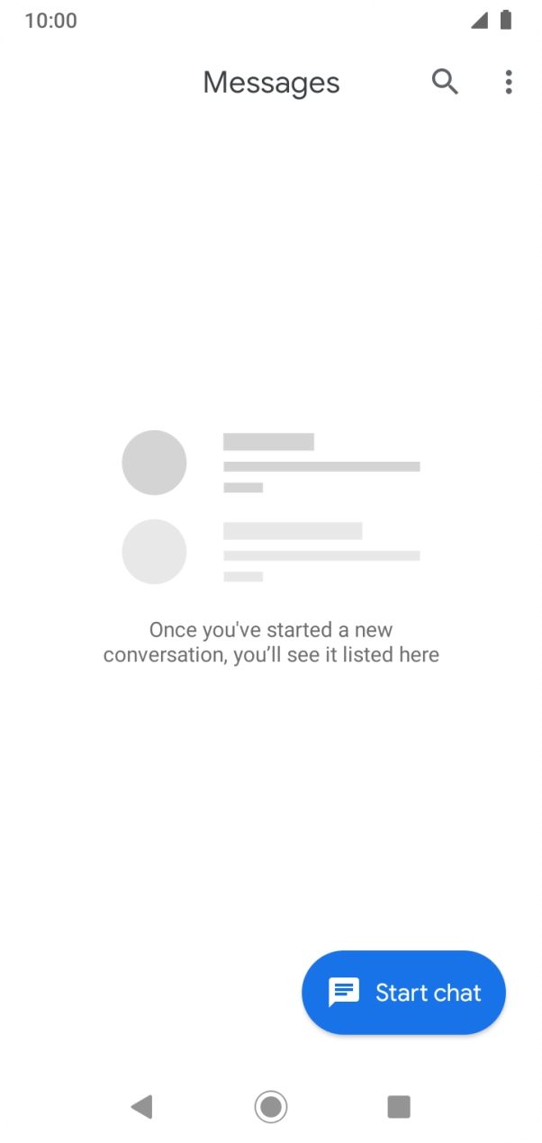 Press Start chat. Press Start chat.