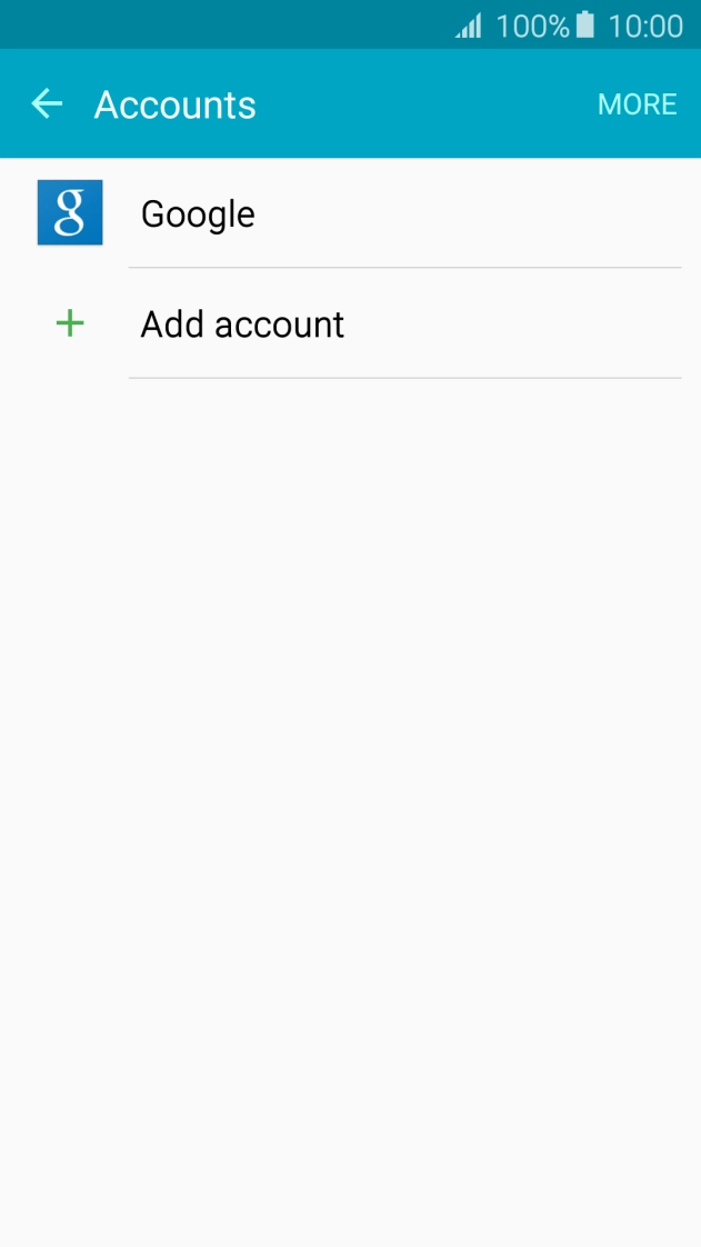 Press the required account. Press the required account.