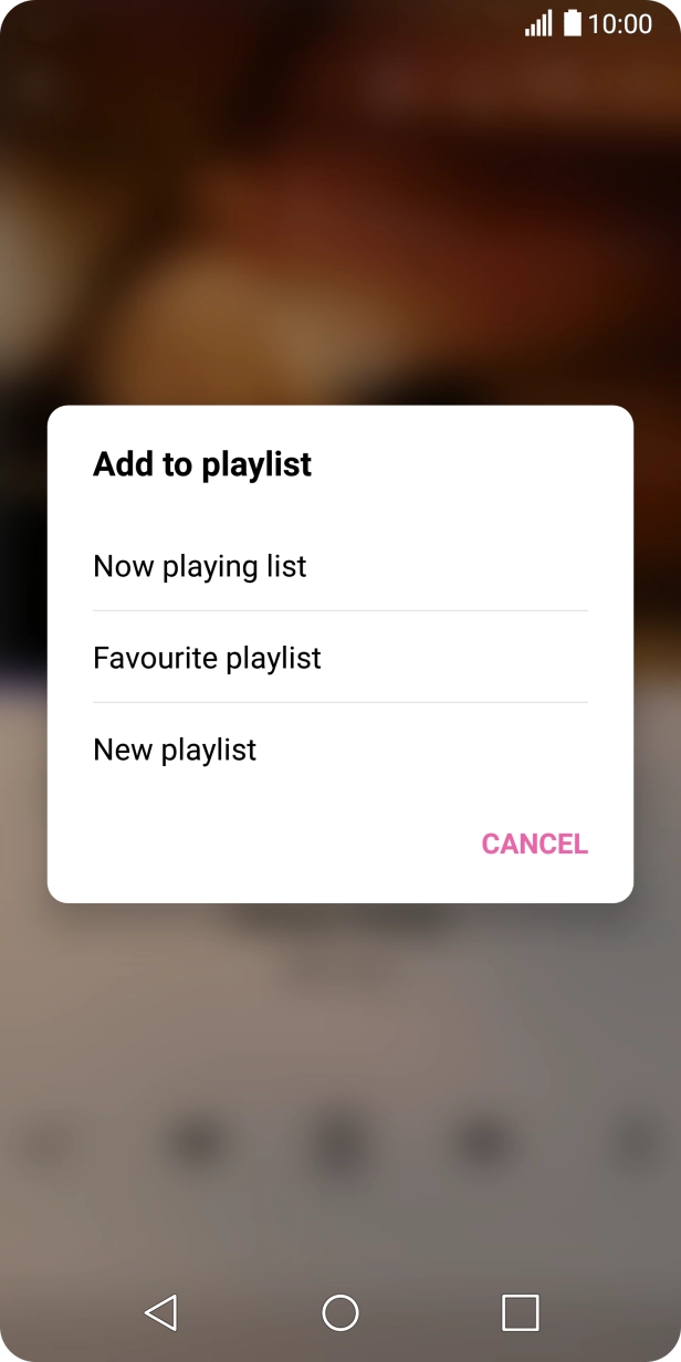 Press New playlist.