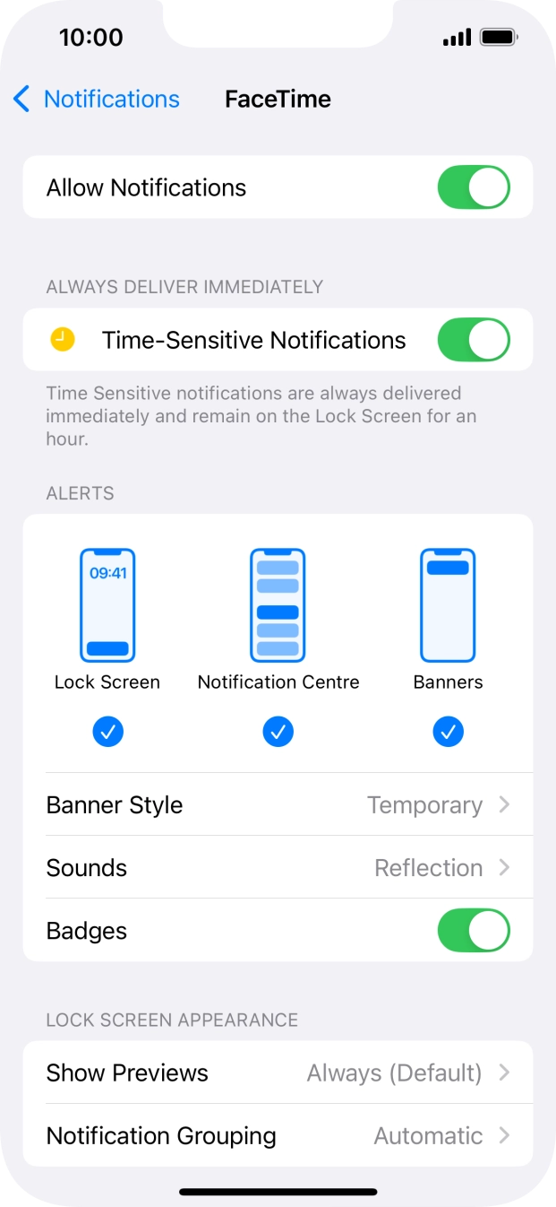 Press the indicator next to Press the indicator next to