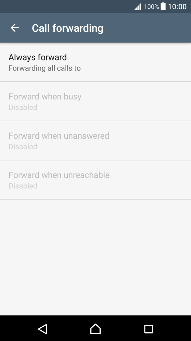 Press the Home key to return to the home screen.