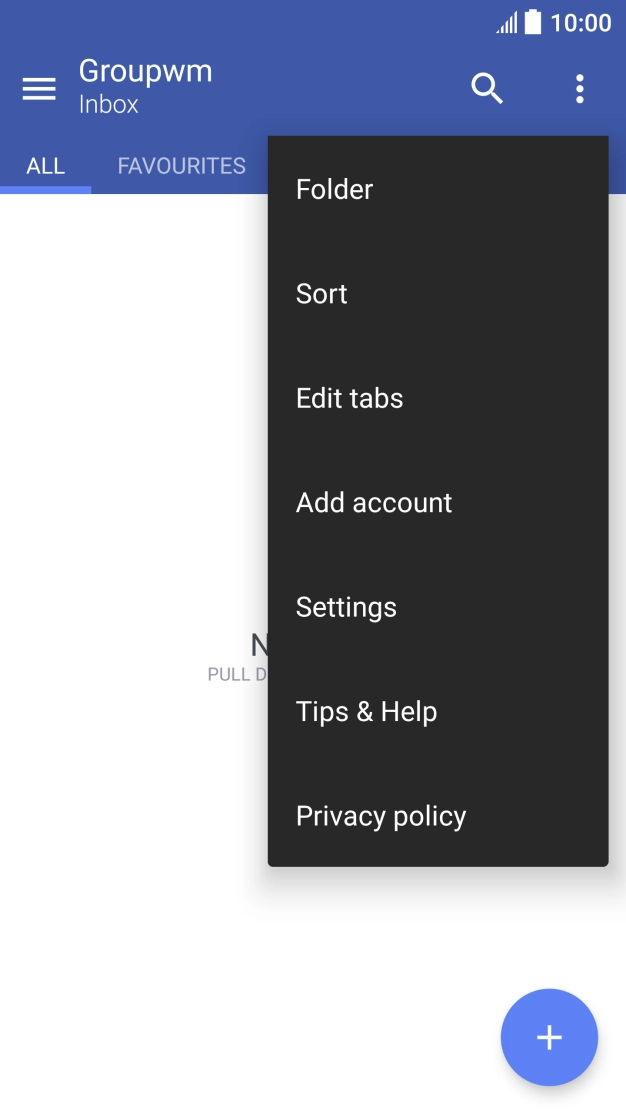 Press Settings. Press Settings.