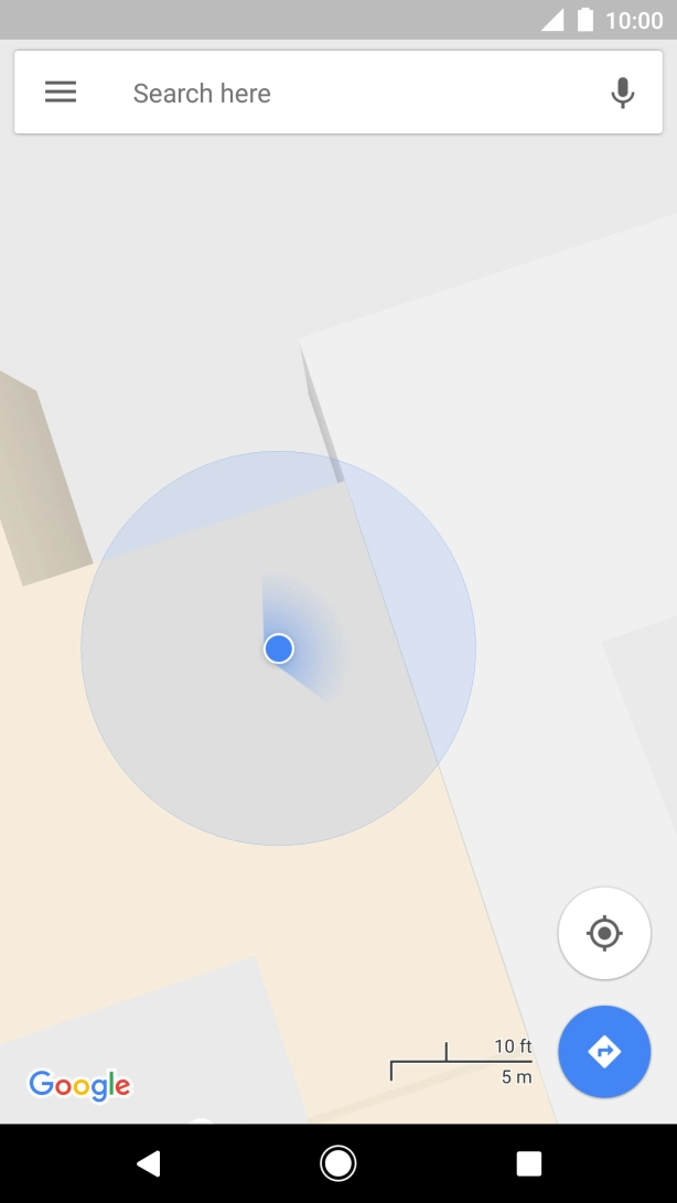 Press the search field and key in the first letters of the name of the destination.