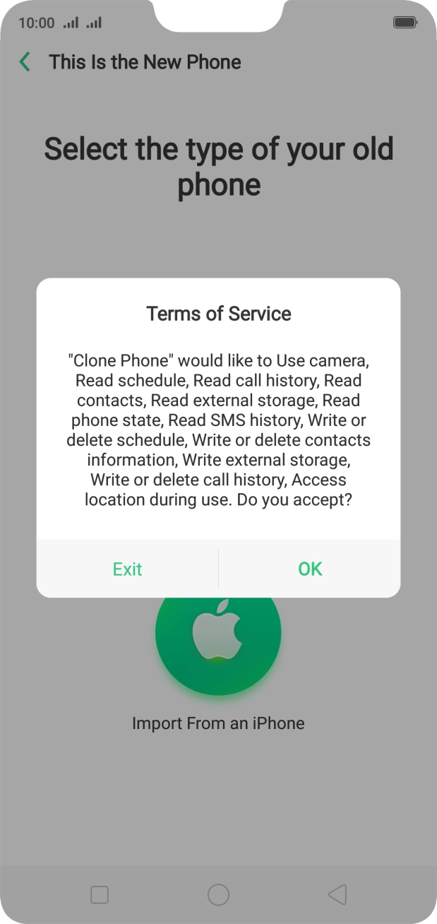 Press OK.