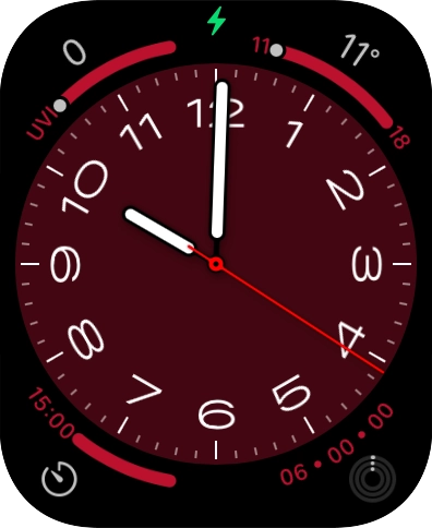 When the battery charging icon is displayed, the battery is charging.