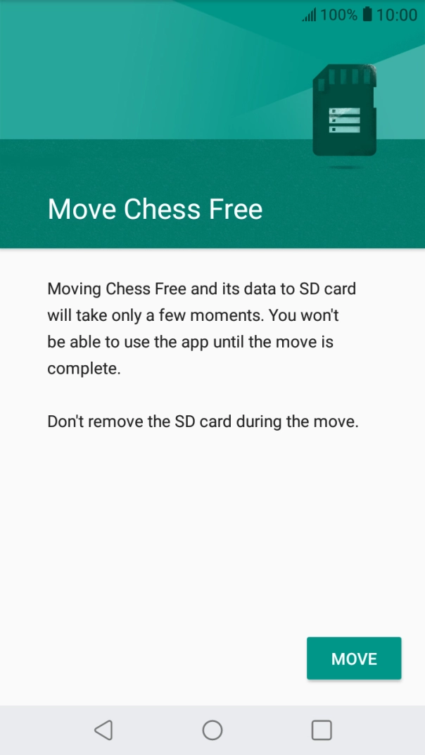 Press MOVE.
