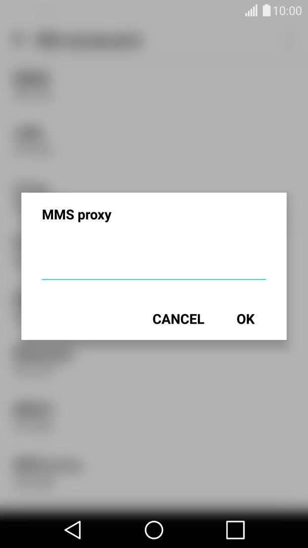 Key in 10.1.1.180 and press OK.