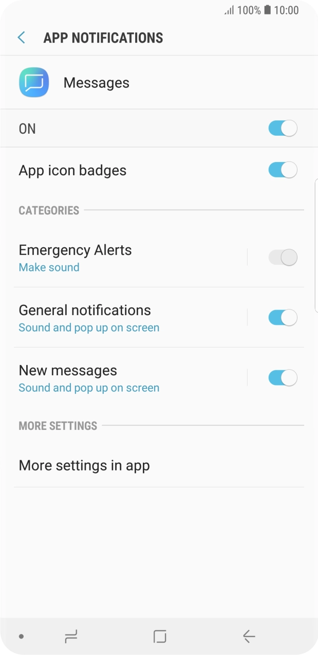 Press New messages.