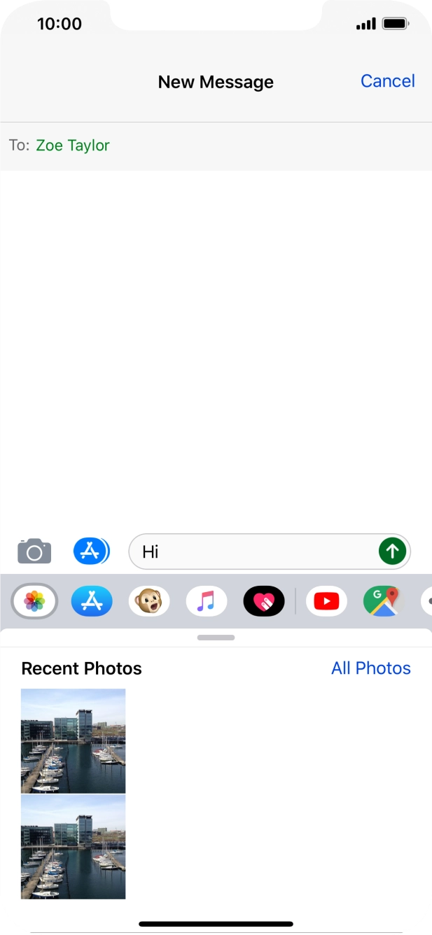 Press All Photos and go to the required folder. Press All Photos and go to the required folder.