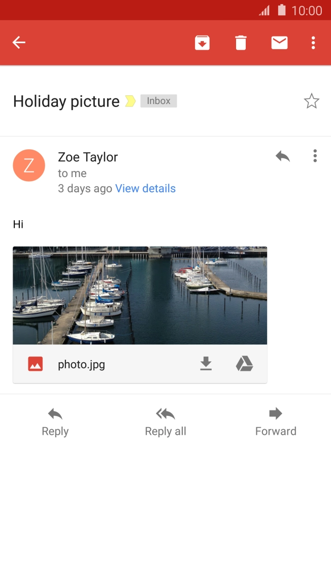 Press Reply.