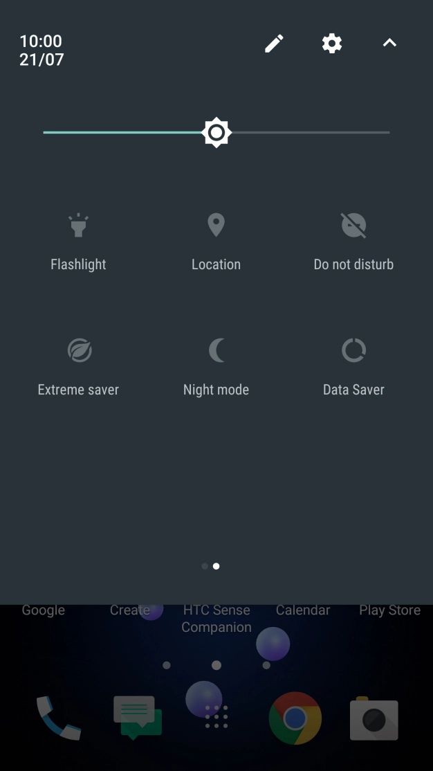 Press the sound mode icon to turn silent mode on or off.