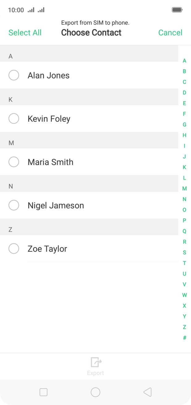 Press Select All.