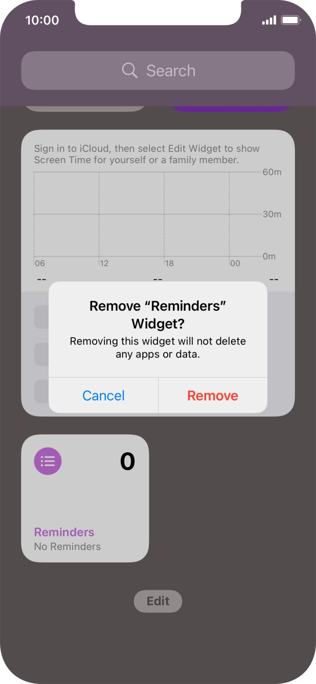 Press Remove.