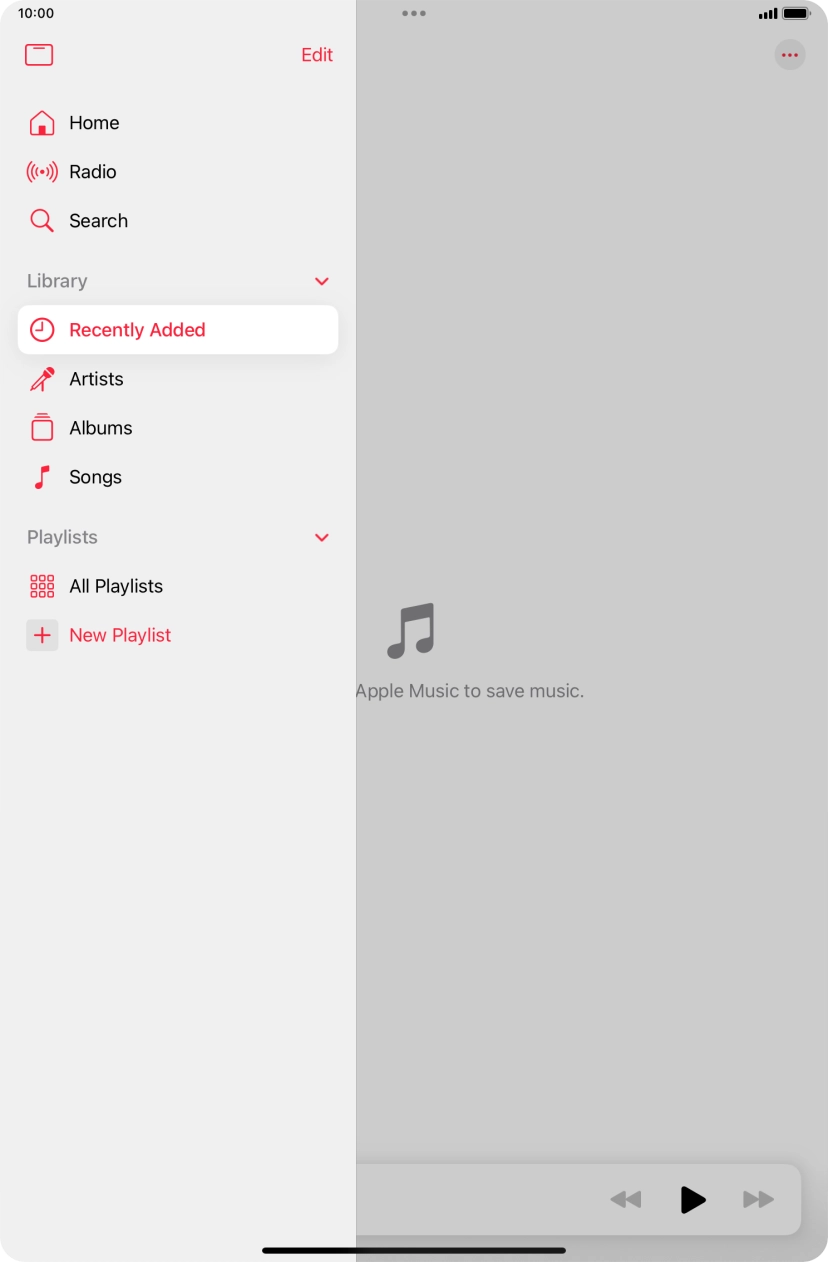 Press New Playlist.