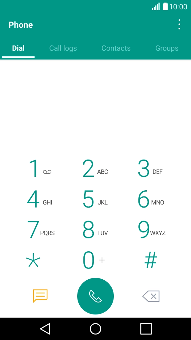 Press the menu icon. Press the menu icon.